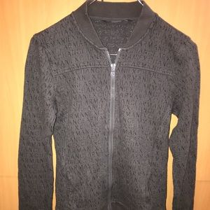 Armani Exchange Logo Zipper Sweatshirt